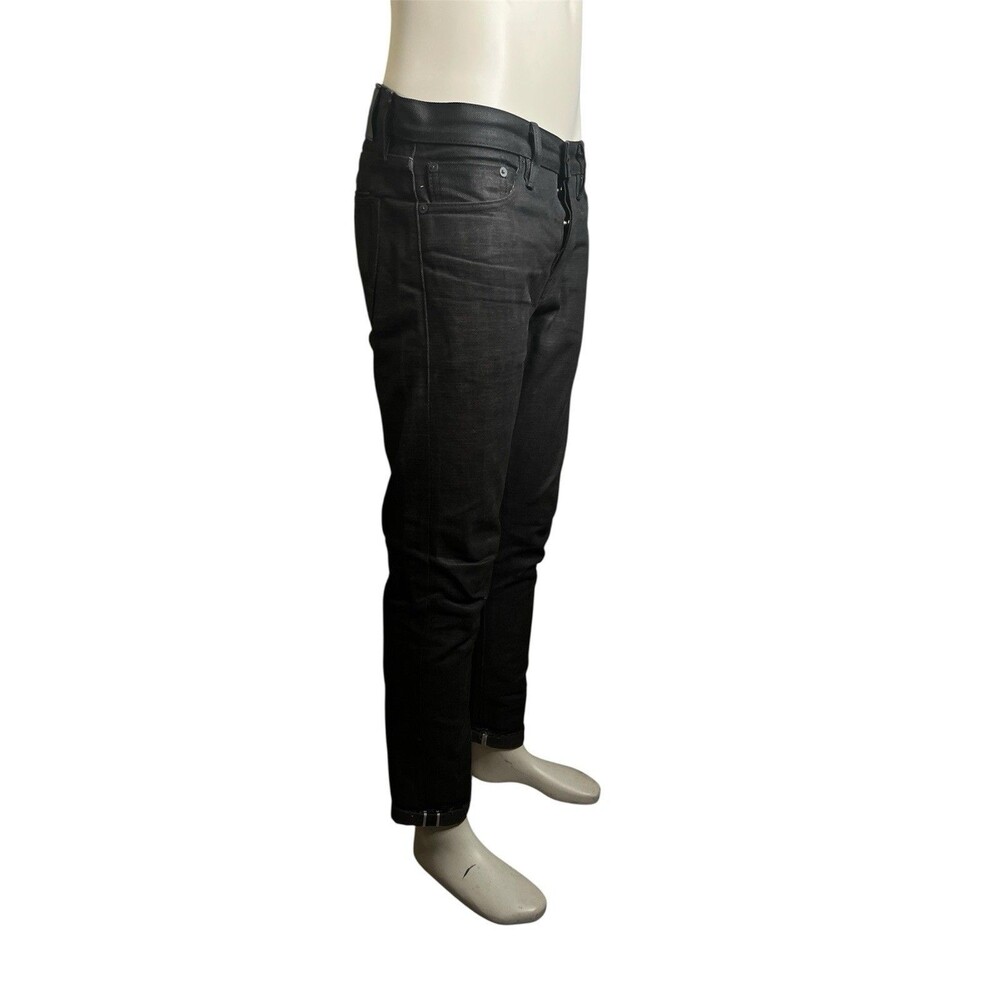 Rogue Territory RGT Stealth Black Selvedge Denim Jeans Made in USA Size 30*
